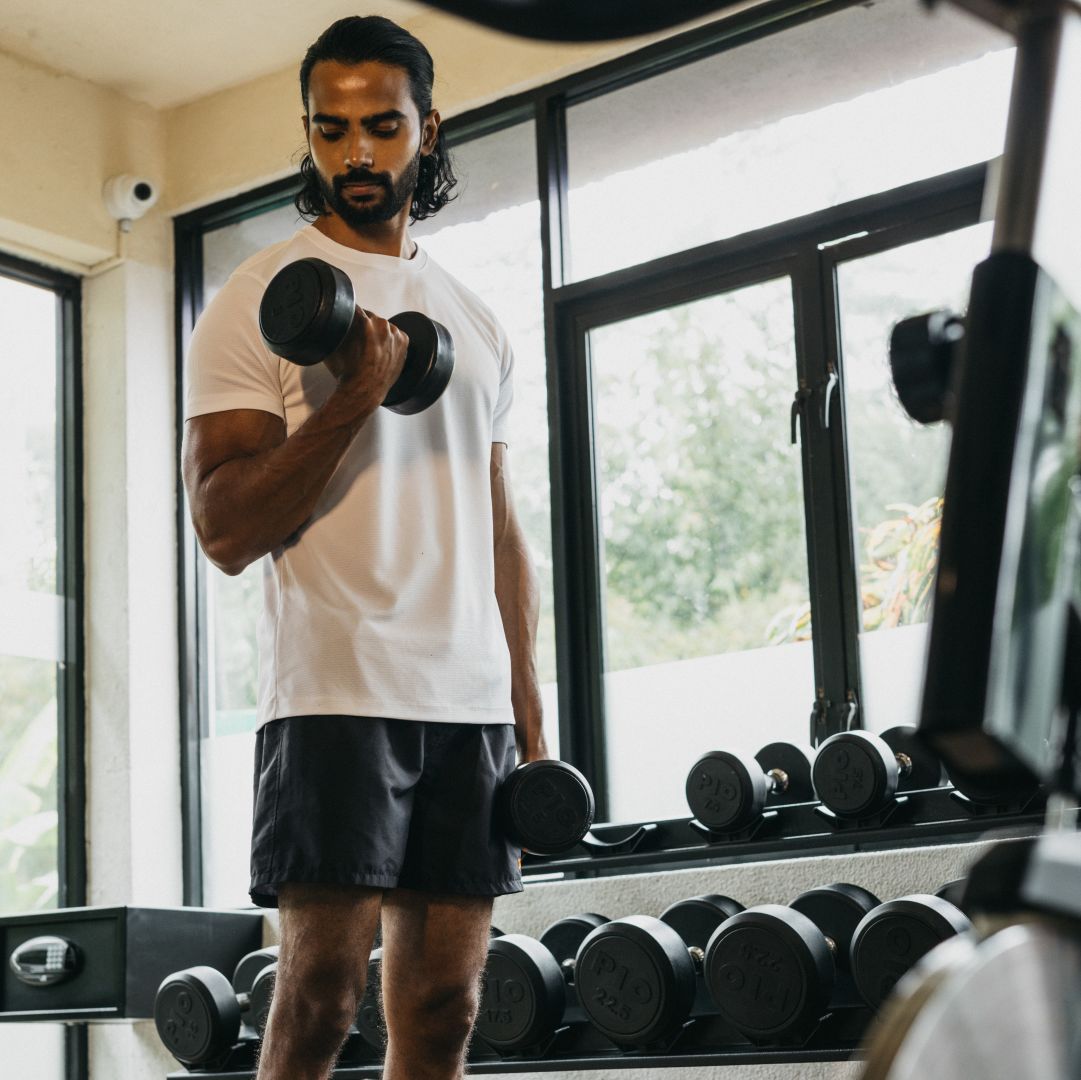 gallery-A Man Lifting Weights
