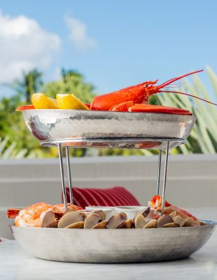 Rao's Miami Beach Seafood Tower and Clams